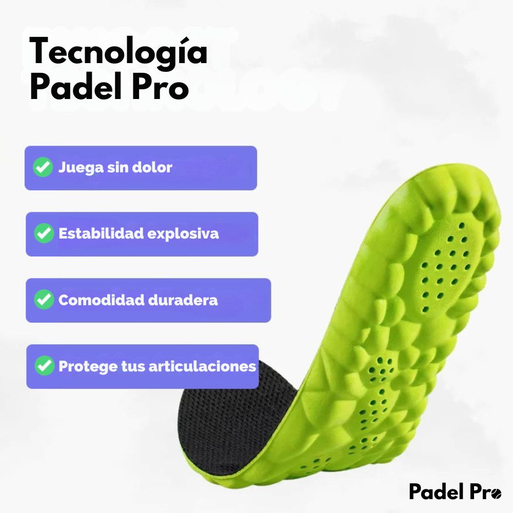 Plantillas Padel Pro – Juega más tiempo, sin dolor